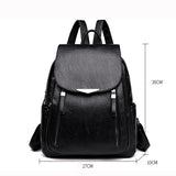 Women&#39;s Backpack 2022 Travel Large Backpack PU Leather Handbag  Schoolbag For Girls Women&#39;s bag Female Shoulder Back mochila