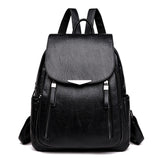 Women&#39;s Backpack 2022 Travel Large Backpack PU Leather Handbag  Schoolbag For Girls Women&#39;s bag Female Shoulder Back mochila