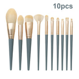 10/13Pcs Soft Fluffy Makeup Brushes Set for cosmetics Foundation Blush Powder Eyeshadow Kabuki Blending Makeup brush beauty tool